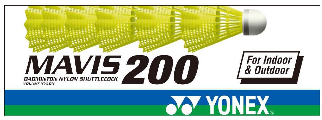 Yonex Mavis 200 indoor/outdoor