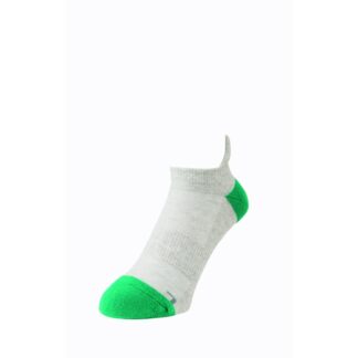 YONEX LOW CUT SOCK 19136EX GREY/GREEN 39-42