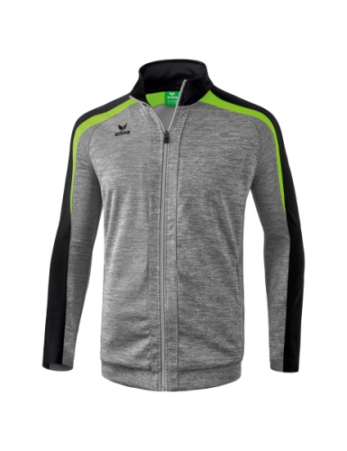 Erima Liga line 2.0 Training jacket greymelange/black/green Gecko maat S